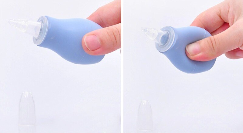 Silicone Newborn Baby Children Nose Aspirator Toddler Nose Cleaner Infant Snot Vacuum Sucker Soft Tip Cleaner Baby Care Products